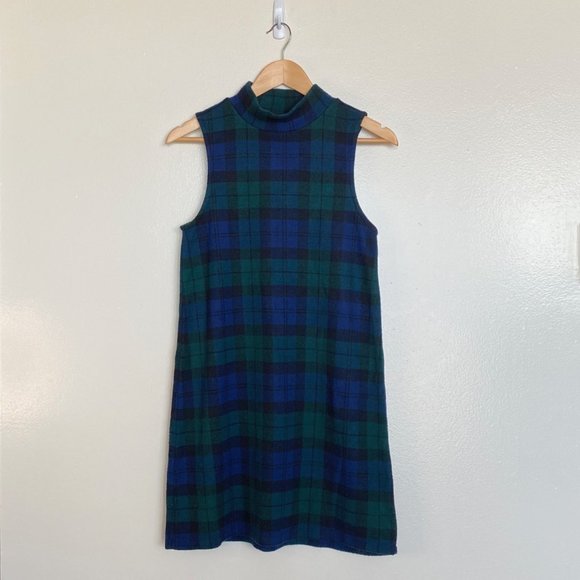 🌿 twik | Plaid Fleece Dress - Picture 1 of 1